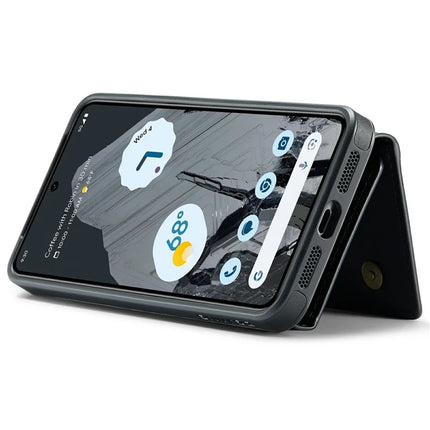 DG.MING M6 Series For Google Pixel 8 Pro Case Magnetic Wallet PU+PC+TPU Phone Cover