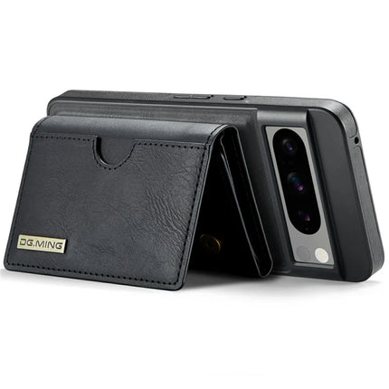 DG.MING M6 Series For Google Pixel 8 Pro Case Magnetic Wallet PU+PC+TPU Phone Cover