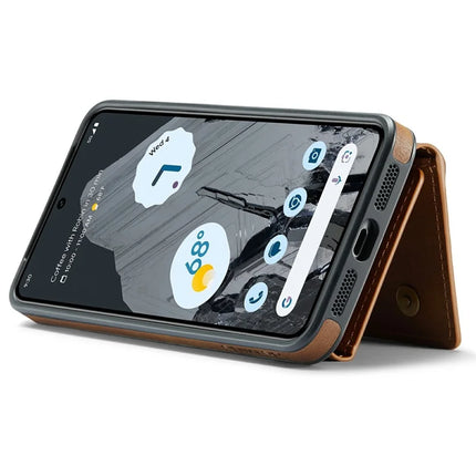 DG.MING M6 Series For Google Pixel 8 Pro Case Magnetic Wallet PU+PC+TPU Phone Cover