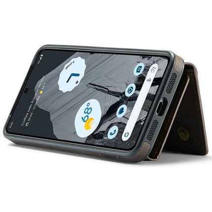DG.MING M6 Series For Google Pixel 8 Pro Case Magnetic Wallet PU+PC+TPU Phone Cover