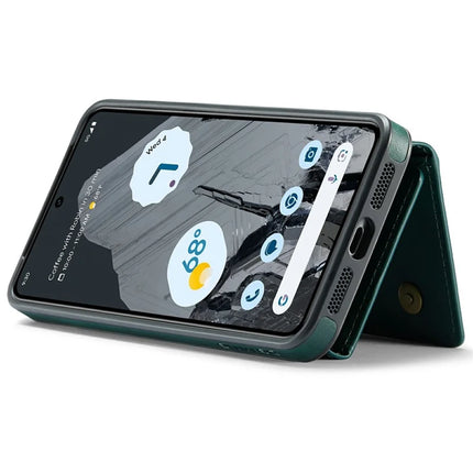 DG.MING M6 Series For Google Pixel 8 Pro Case Magnetic Wallet PU+PC+TPU Phone Cover