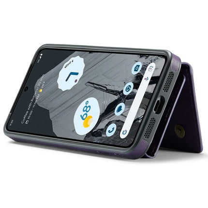 DG.MING M6 Series For Google Pixel 8 Pro Case Magnetic Wallet PU+PC+TPU Phone Cover
