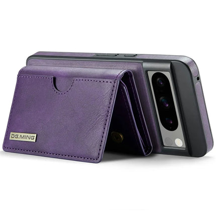 DG.MING M6 Series For Google Pixel 8 Pro Case Magnetic Wallet PU+PC+TPU Phone Cover