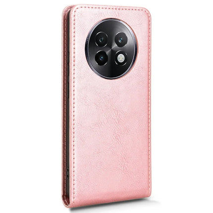 For Realme 13+ 5G / 13 Pro 5G (China) Case with Card Slot Magnetic Vertical Flip Leather Phone Cover