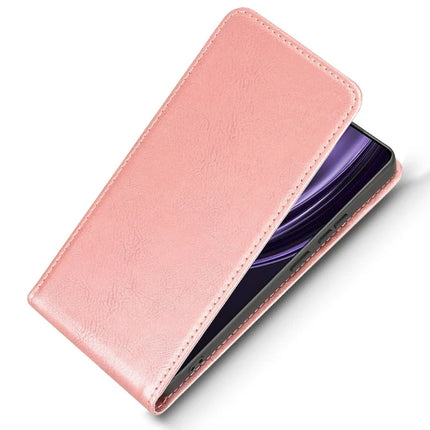 For Realme 13+ 5G / 13 Pro 5G (China) Case with Card Slot Magnetic Vertical Flip Leather Phone Cover