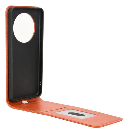 For Realme 13+ 5G / 13 Pro 5G (China) Case with Card Slot Magnetic Vertical Flip Leather Phone Cover