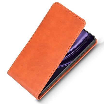 For Realme 13+ 5G / 13 Pro 5G (China) Case with Card Slot Magnetic Vertical Flip Leather Phone Cover