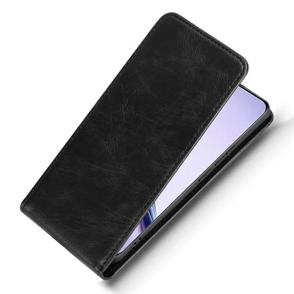 For Realme 13 Pro 5G (Global) / 13 Pro+ 5G (Global) Case with Card Slot Magnetic Vertical Flip Leather Phone Cover