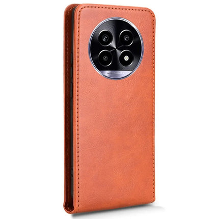 For Realme 13 Pro 5G (Global) / 13 Pro+ 5G (Global) Case with Card Slot Magnetic Vertical Flip Leather Phone Cover
