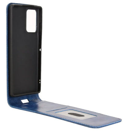 For Motorola Edge 50 Fusion 5G Case with Card Slot  Magnetic Vertical Flip Leather Phone Cover