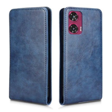 For Motorola Edge 50 Fusion 5G Case with Card Slot  Magnetic Vertical Flip Leather Phone Cover