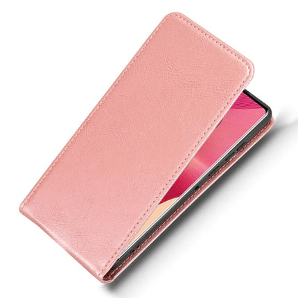 For Motorola Edge 50 Fusion 5G Case with Card Slot  Magnetic Vertical Flip Leather Phone Cover