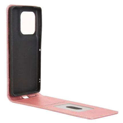 For Motorola Edge 50 Ultra 5G  /  Moto X50 Ultra 5G Case with Card Slot  Magnetic Vertical Flip Leather Phone Cover