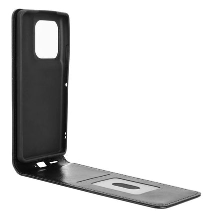 For Motorola Edge 50 Ultra 5G  /  Moto X50 Ultra 5G Case with Card Slot  Magnetic Vertical Flip Leather Phone Cover