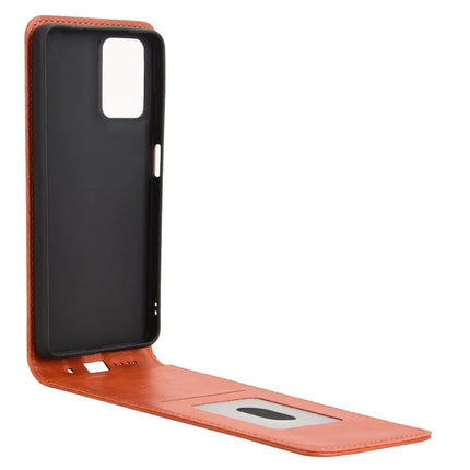 Leather Case For Motorola Moto G04 4G  /  G04s 4G  /  G24 4G  /  G24 Power  /  E14 4G Magnetic Vertical Flip Leather Cover with Card Slot