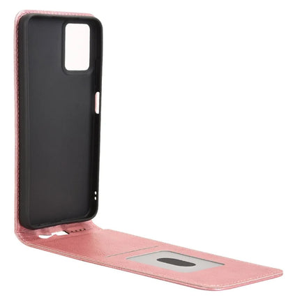 For Motorola Moto G45 5G  /  G34 5G Case with Card Slot Magnetic Vertical Flip Leather Phone Cover