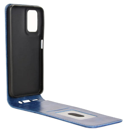 For Motorola Moto G35 5G Case with Card Slot Magnetic Vertical Flip Leather Phone Cover