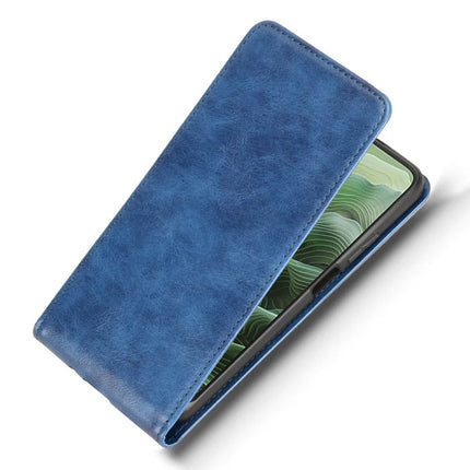 For Motorola Moto G35 5G Case with Card Slot Magnetic Vertical Flip Leather Phone Cover