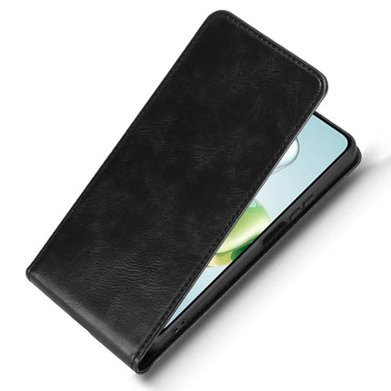 Leather Case For Honor 200 Smart 5G  /  Play 60 Plus 5G  /  Play 9T  /  X7c 4G Magnetic Vertical Flip Phone Cover with Card Slot