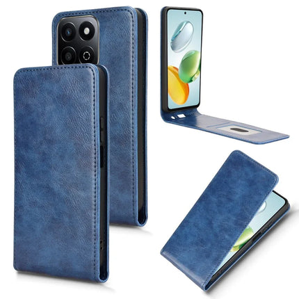 Leather Case For Honor 200 Smart 5G  /  Play 60 Plus 5G  /  Play 9T  /  X7c 4G Magnetic Vertical Flip Phone Cover with Card Slot