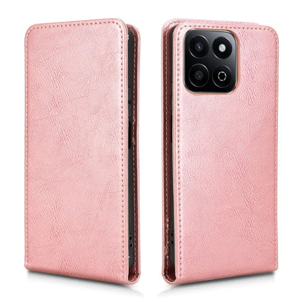 Leather Case For Honor 200 Smart 5G  /  Play 60 Plus 5G  /  Play 9T  /  X7c 4G Magnetic Vertical Flip Phone Cover with Card Slot