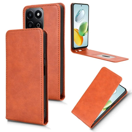 Leather Case For Honor 200 Smart 5G  /  Play 60 Plus 5G  /  Play 9T  /  X7c 4G Magnetic Vertical Flip Phone Cover with Card Slot