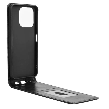 For Honor X6b 4G Case with Card Slot Magnetic Vertical Flip Leather Phone Cover