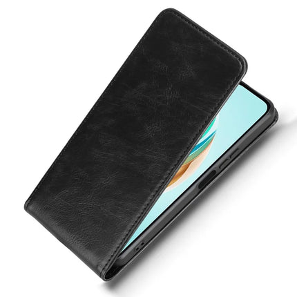 For Honor X6b 4G Case with Card Slot Magnetic Vertical Flip Leather Phone Cover