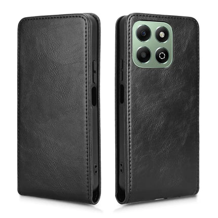 For Honor X6b 4G Case with Card Slot Magnetic Vertical Flip Leather Phone Cover