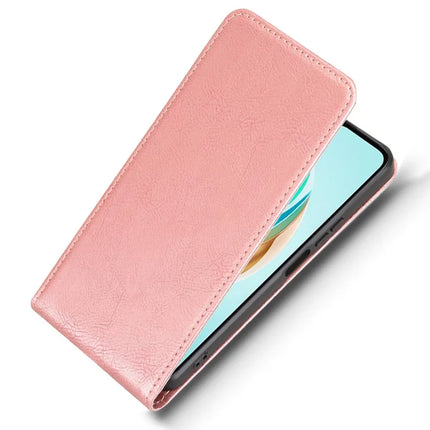 For Honor X6b 4G Case with Card Slot Magnetic Vertical Flip Leather Phone Cover