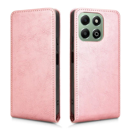 For Honor X6b 4G Case with Card Slot Magnetic Vertical Flip Leather Phone Cover