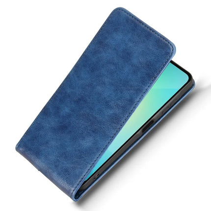 For Samsung Galaxy A06 Case with Card Slot Magnetic Vertical Flip Leather Phone Cover