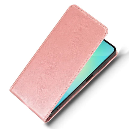 For Samsung Galaxy A06 Case with Card Slot Magnetic Vertical Flip Leather Phone Cover