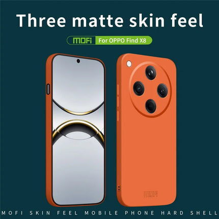 For Oppo Find X8 5G MOFI JK Qin Series Skin-Touch Matte Phone Case Acrylic+TPU Shockproof Cover