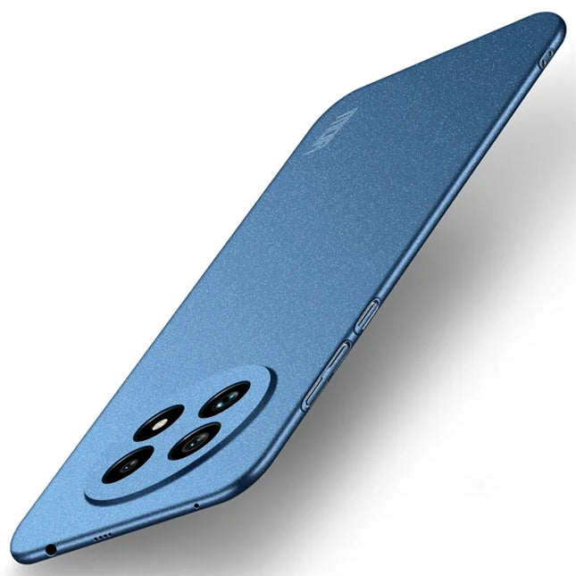 For Realme 13+ 5G MOFI Shield Matte Series Case PC Phone Cover Slim Fit - Blue