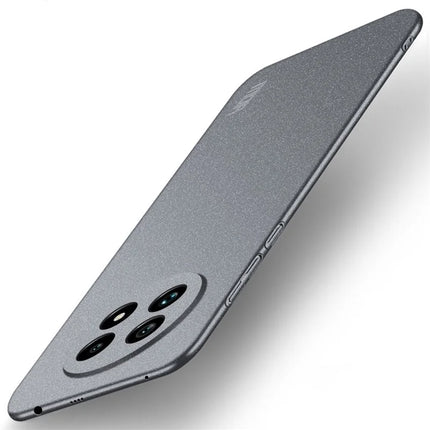 For Realme 13+ 5G MOFI Shield Matte Series Case PC Phone Cover Slim Fit - Gray