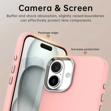For iPhone 16 Case TPU + TPE Anti Drop Protection Phone Cover