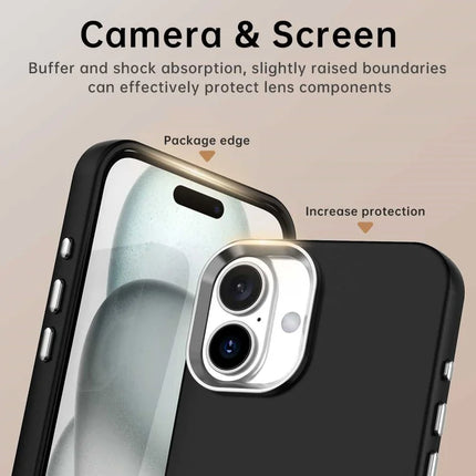 For iPhone 16 Plus Case TPU + TPE Anti Drop Protection Phone Cover