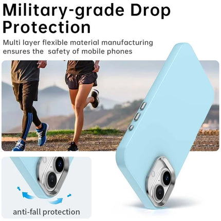 For iPhone 16 Plus Case TPU + TPE Anti Drop Protection Phone Cover