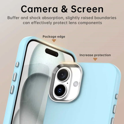 For iPhone 16 Plus Case TPU + TPE Anti Drop Protection Phone Cover
