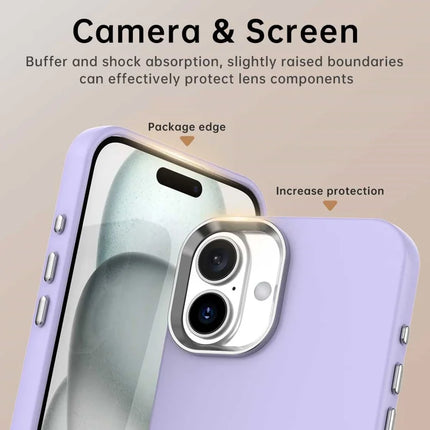 For iPhone 16 Plus Case TPU + TPE Anti Drop Protection Phone Cover