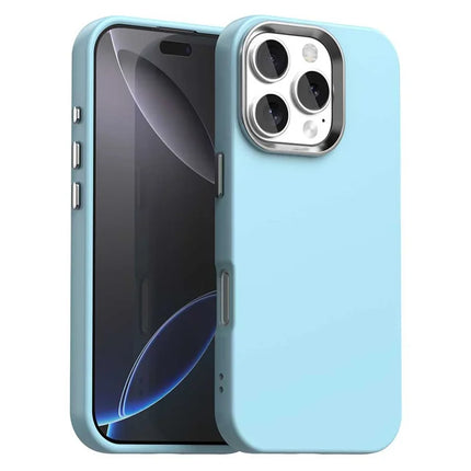 For iPhone 16 Pro Max Case TPU + TPE Anti Drop Protection Phone Cover - Blue
