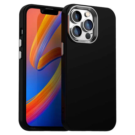 For iPhone 12 Pro Max Case TPU + TPE Anti Drop Protection Phone Cover - Black