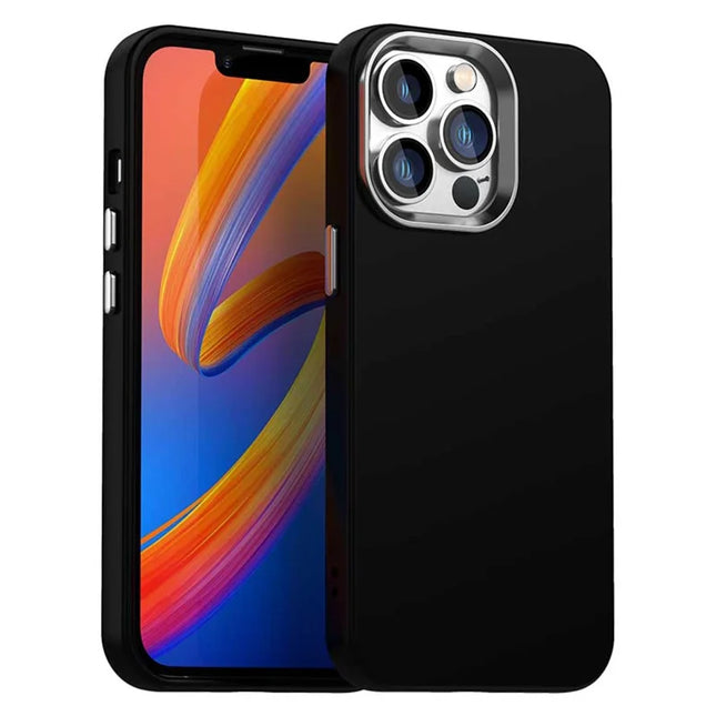For iPhone 13 Pro Max Case TPU + TPE Anti Drop Protection Phone Cover - Black