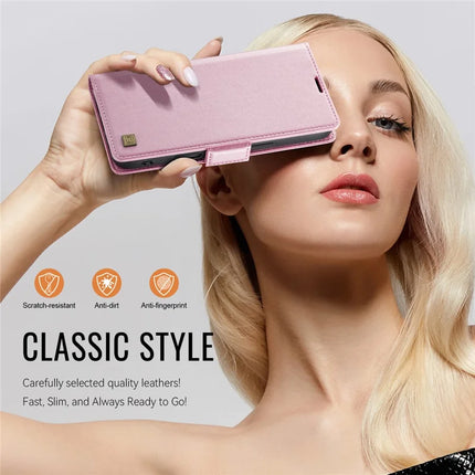For iPhone 16 Case AUTSPACE A11 RFID Blocking Retro Leather Cell Phone Wallet Cover