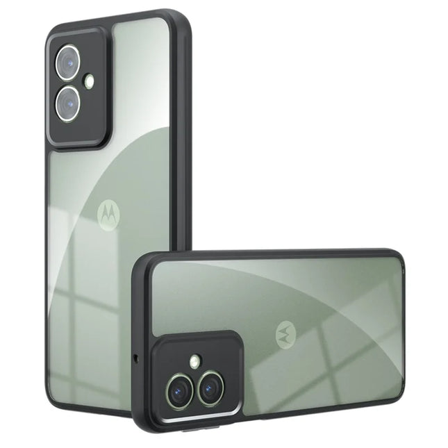 For Motorola Moto G55 5G Case TPU+PC Shockproof Clear Phone Cover