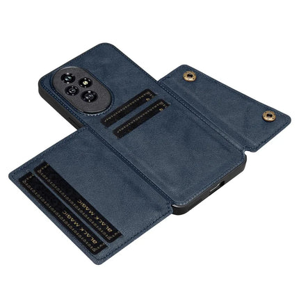 For Honor 200 5G Case with Card Slots Kickstand Leather + TPU Phone Cover
