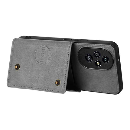 For Honor 200 5G Case with Card Slots Kickstand Leather + TPU Phone Cover