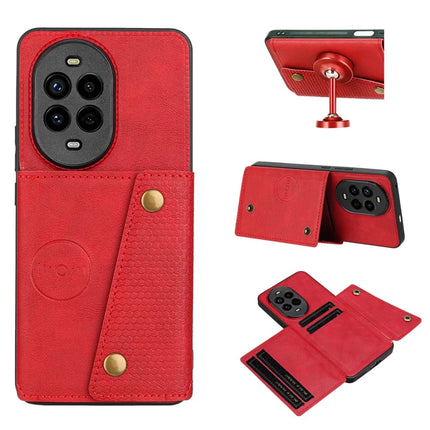 For Huawei nova 13 Pro 5G Case with Card Slots Kickstand Leather + TPU Phone Cover