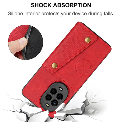 For Huawei nova 13 Pro 5G Case with Card Slots Kickstand Leather + TPU Phone Cover